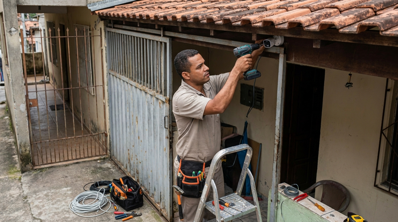 Instalação de Câmera Residencial em Campinas‑SP