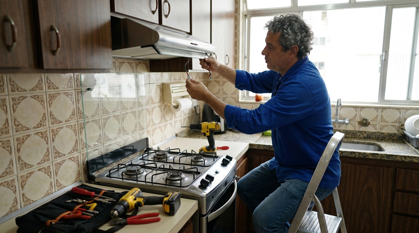 Instalação de Coifa em Campinas‑SP