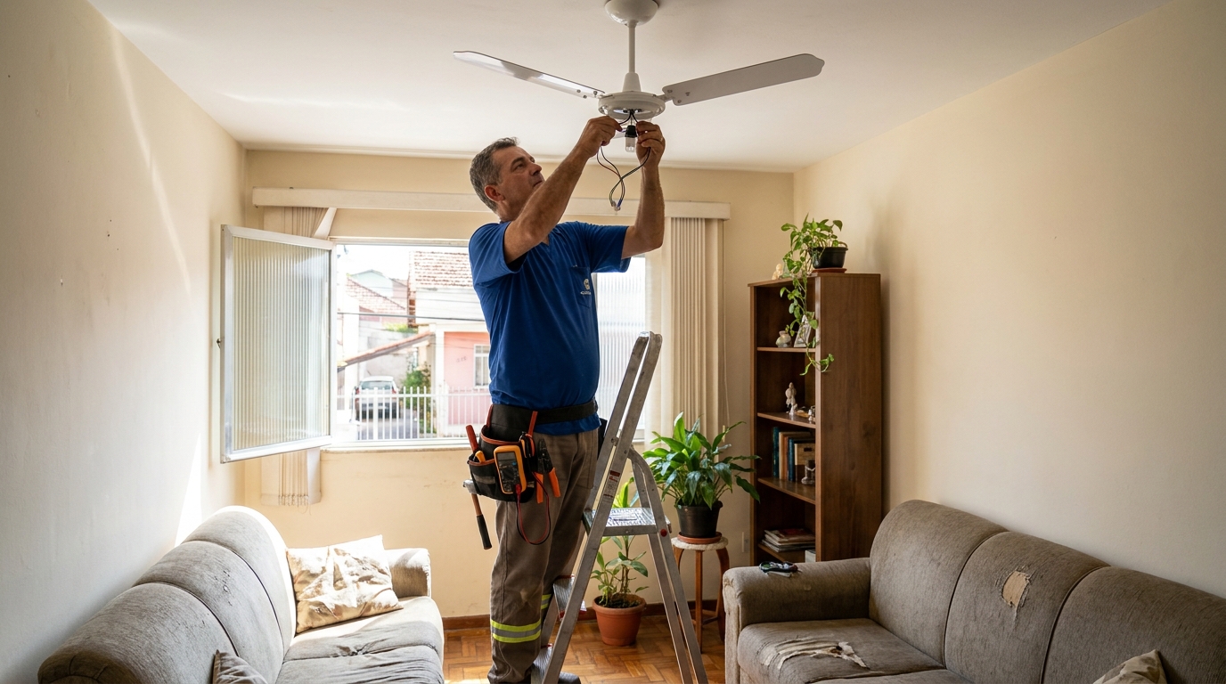 Montagem de Ventilador em Campinas‑SP