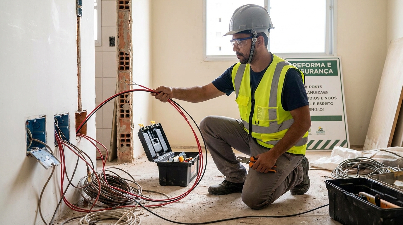 Substituição de Fios Antigos em Campinas‑SP